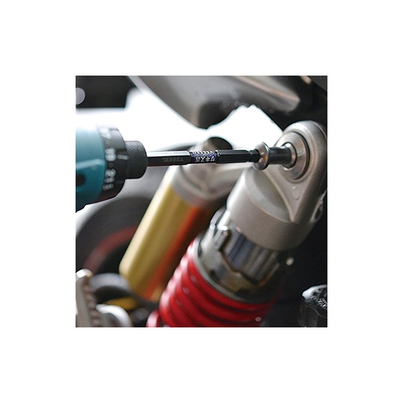 VESSEL SS16H6010 Stepered Bit Hex, 6 x 100 Opposite Sides,