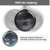 Mckkor Leak Proof Travel Denture Bath Case for Full Dentures,