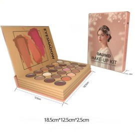 Paleta Maquillaje Libro 4 Capas Sombras Nude Rubor Contorno
