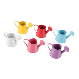 Sosoport Pcs Miniature Watering Pots Set Comfortable Handle Non-Burrs for Boys and Girls Garden Decor