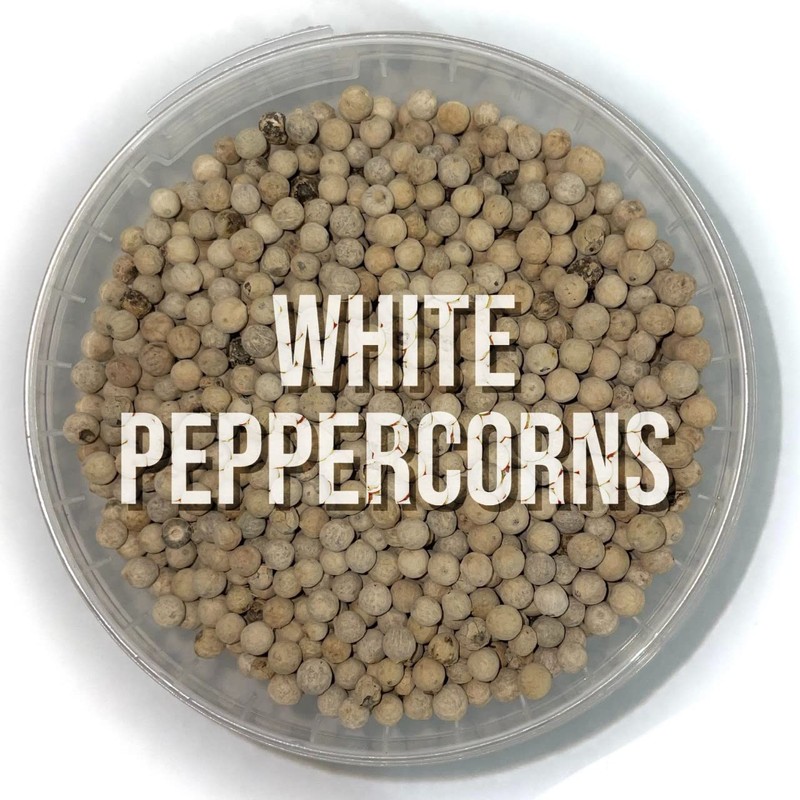 Whole White Peppercorns (New Crop) 50g