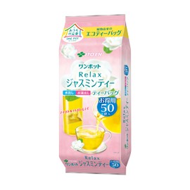 Itoen One Pot Relax Jasmine Tea (Eco Tea Bag), 0.1 oz (3.0 g) x 50 Bags