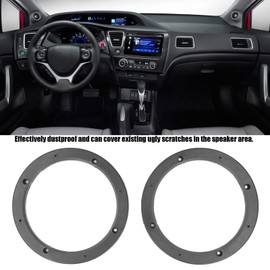 BTIHCEUOT Speaker Gaskets, 7in OD Scratch Resistant Speaker Spacer Rings ABS Universal 5.5in ID for Car