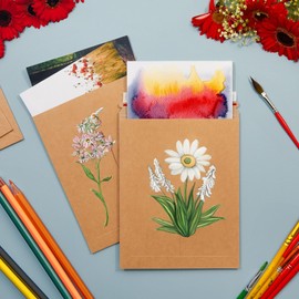 25-Pack Stay Flat Rigid Mailers 9x11.5 with Self Adhesive Seal, 450 gsm Sturdy Brown Cardboard Envelopes for Shipping Photos, Magazines, Comic Books, Art Prints, Documents, Collectibles