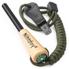 Nihtdoy Ferro Rod Fire Starter – Carbon Steel Striker &