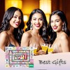 gzaymng Drinking Board Games for Adults, Leather Mat Drinking Board