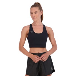Umbro Women's Long Line Sport Bra, Black