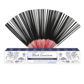 Upeace-Organic-Non-Toxic-Black-Canarium-Incense-Sticks (Bulk 86 Agarbatti Sticks) | 40 Minutes Long Lasting Burn for Positive Vibes, Meditation with Natural Scents, no Synthetic Essential Oils