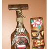 Tiki Mask Shark Bite Paddle Wall Hanging Set