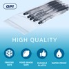 3" x 8" Long Zip Bags, 1000 Pack, Clear Plastic