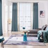 Heavy Duty Double Curtain Rods with Cylindrical Cap Finials -