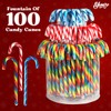Christmas Candy Canes Tutti Frutti, Blue/White Peppermint, Red and White