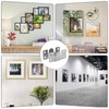 10 Pairs Interlocking Flush Mount Bracket, Heavy Duty Picture Hanging