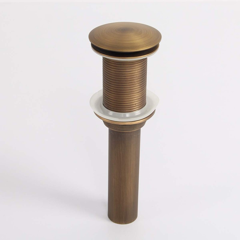 Flybath - llave de lavabo de latón envejecido, para baño,