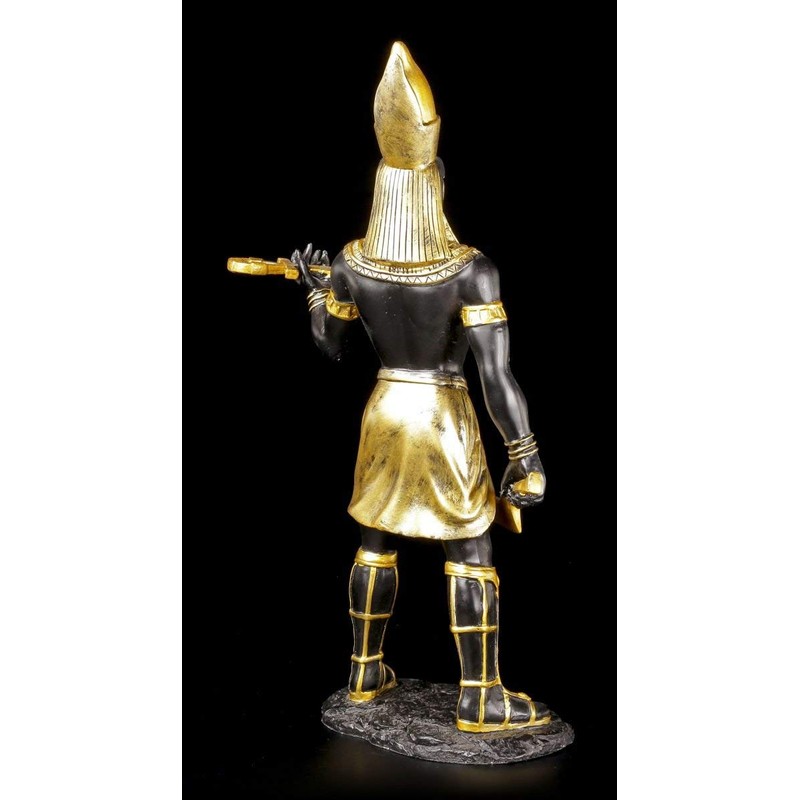Horus Figure - Egyptian Warrior Black Gold - Decorative Egypt