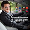 AI Translator Smart Glasses for Men Women, Bluetooth Audio Sunglasses
