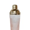 Creative Co-Op 20 oz. Glass Cocktail Shaker, Pink and Gold