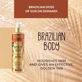 Eveline Cosmetics Brazilian Body Moisturising Bronzing Body Balm 5-in-1, 200 ml