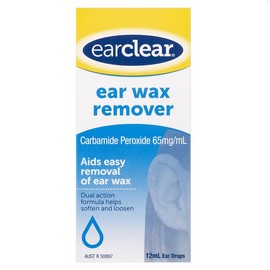EarClear Ear Wax Remover Drops 12mL – Aids Easy Removal of Ear Wax