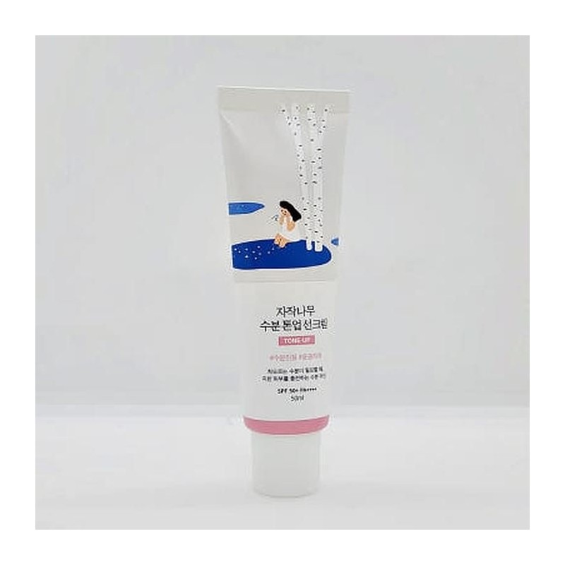 Round Lab Birch Moisture Tone-up Sun Cream 50ml (SPF50+) Apricot