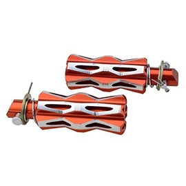 GOOFIT A012-600 CNC Mental Footpegs Pedals Foot peg Replacement For ATV Moped Dirt Bike Pit Bike Pocket Bike