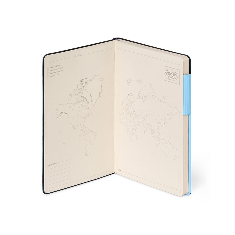 Legami - My Notebook, 6mm Ruled Notebook Aura, Special Edition,