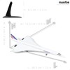 NUOTIE Concorde Airplane Model Pre-Build Diecast Aircraft Model Kits Aircraft