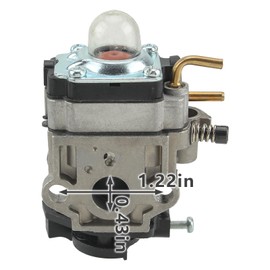 Topkidame 308054121 Carburetor Fits for Ryobi RY25AXB 25cc Gas Jet Fan Blower with Gasket Fuel Line Filter