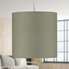 firstchoicelighting Set of 2 Sage Green Cotton Fabric Table Lamp