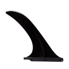 DORSAL Pintail Surf Fins for SUP Longboard Surfboard Center Velzy Style Flex-Fin Black 9.75" Polycarbonate