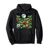 Strawberry Plants by Night With Full Moon Strawberries Art Pullover