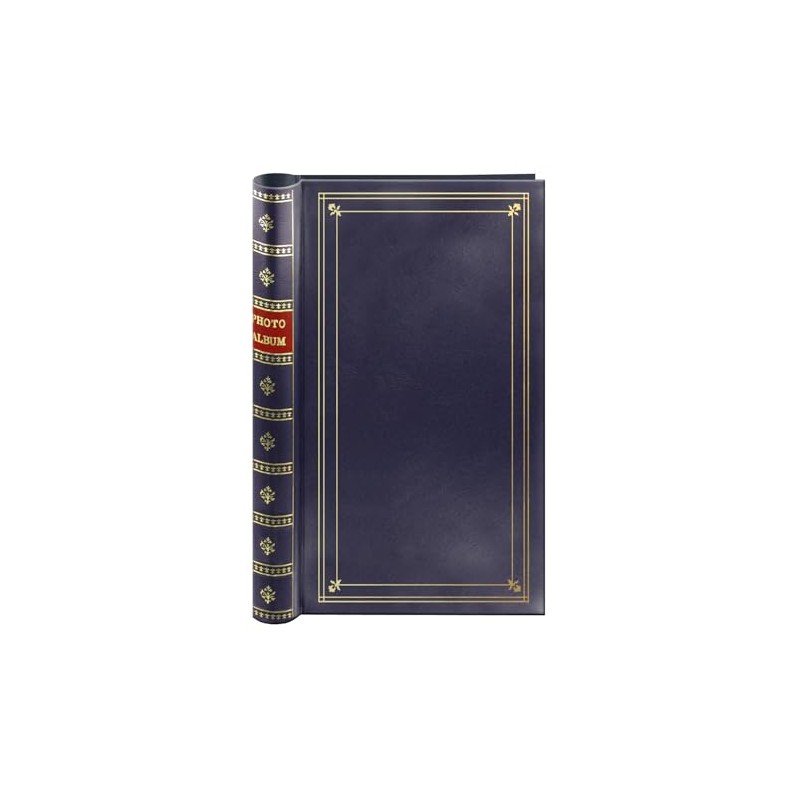 Spiral Bound Photo Album 300 Bi-Directional Memo Pockets Hold 4x6