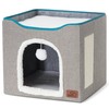 Bedsure Cat Beds for Indoor Cats - Large Cat Cave