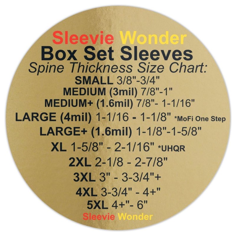 24 Box Set Outer Sleeves Sampler - 8 Small 8