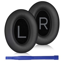 Adhiper Replacement Ear Pads for Bose QuietComfort 45 (QC45)/QuietComfort SE (QC SE)/New Quiet Comfort Wireless Headphones, Earpads with Softer Protein Leather, Noise Isolating Foam (Black)