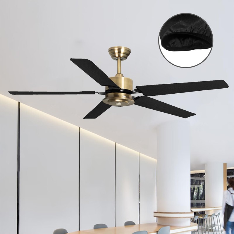 Kingshion 5 Pack Fan Blade Covers Suitable for Most Ceiling