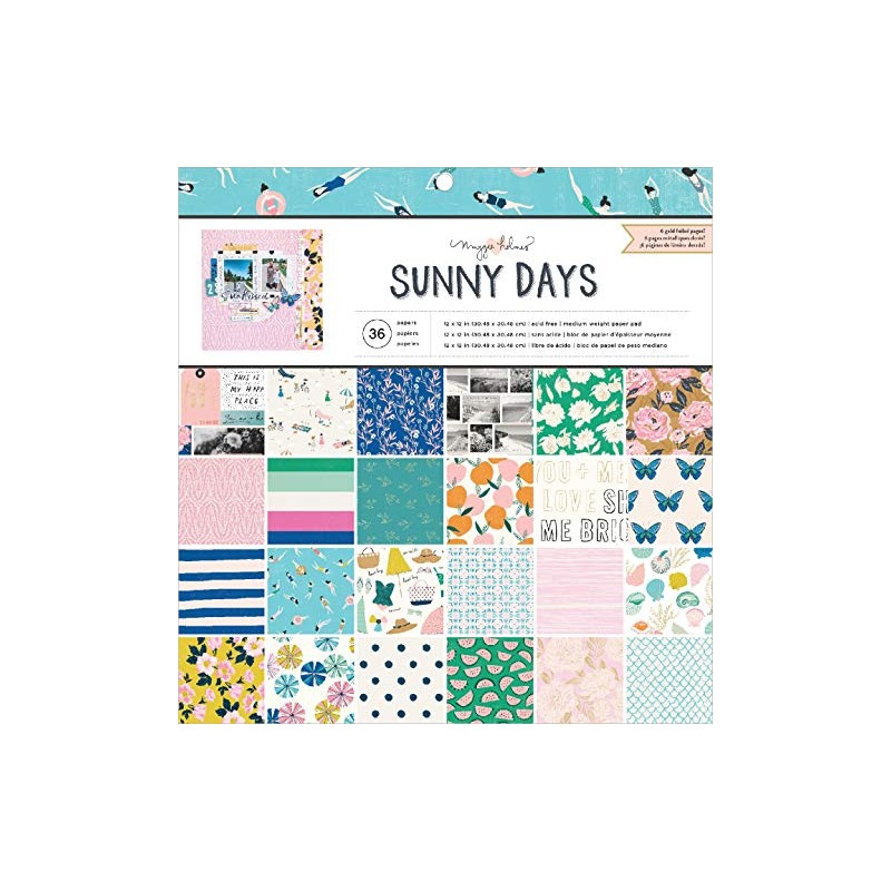 Crate Paper Papel PAD 12X12, Maggie Holmes Sunny Days
