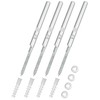 QWORK® Set of 4 Invisible Wall Shelf Brackets, Diameter 10