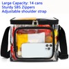 FlowFly Clear Lunch Bag Adult Large Heavy Duty Transparent Stadium