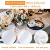 2 Pack White Table Cloth Rectangle 60 X 102 Inch