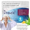 Drench Shampoo Caps No Rinse - Waterless Shampoo Cap and