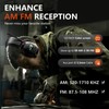 Bluetooth 5.4 Hearing Protection AM FM Radio Headphones with 2000mAh
