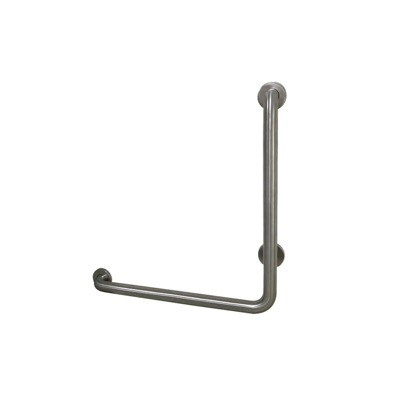 Kingston Brass GBL1224CSL8 24"x 24" L-Shaped Grab Bar - Left
