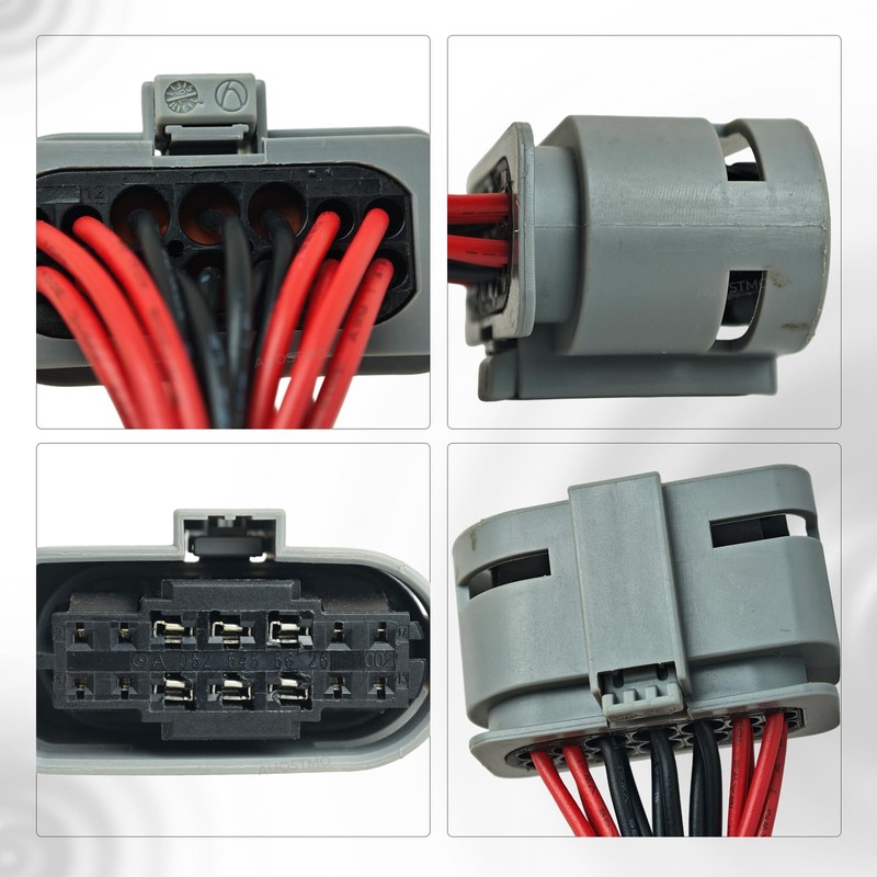 Headlight/in-Tank Fuel Pump 14-Pin Connector Pigtail Plug, Replaces A0275459826 (027-545-98-26),