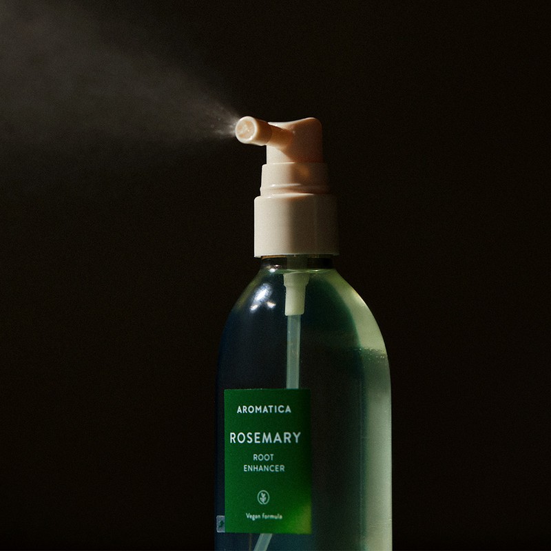 Aromatica Scalp Strengthening & Root Nutrition Tonic Sprayed Directly on