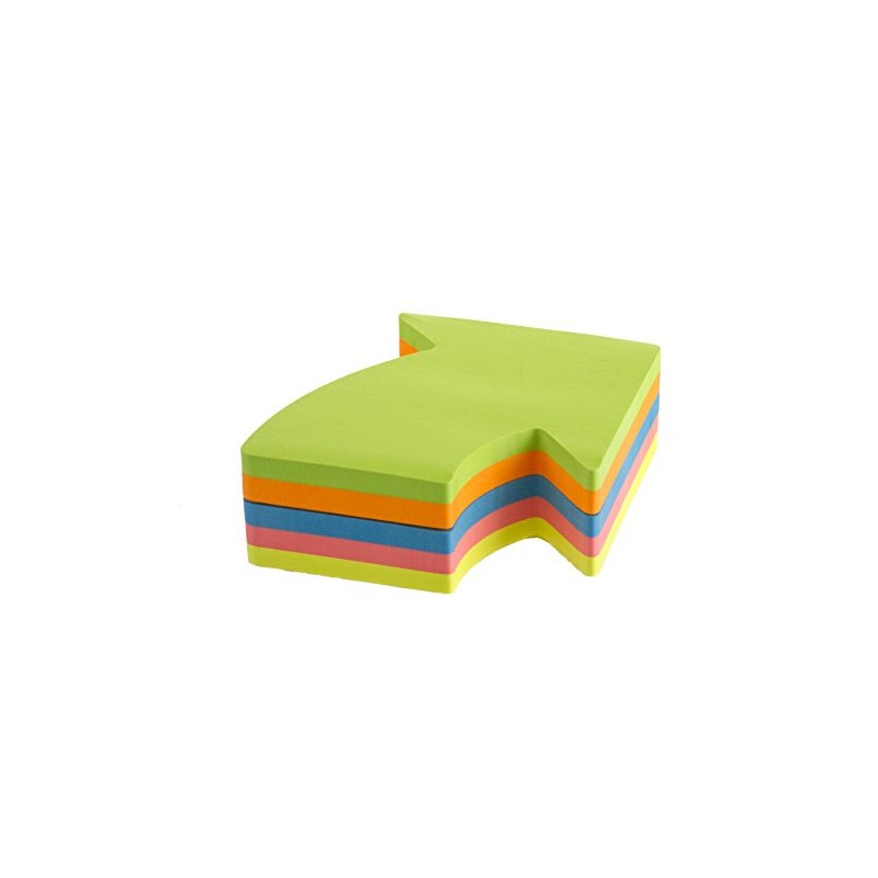 Kores - Arrow Shaped Fantasy Sticky Notes - Coloured, Self-Stick