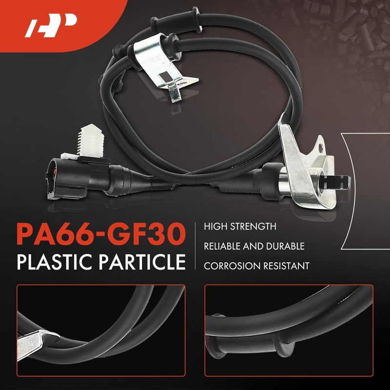 A-Premium Sensor de velocidad de rueda delantera izquierda ABS –