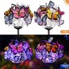 Doingart Outdoor Solar Garden Lights - 2 Pack Solar Powered