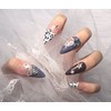 [In-store special discount] The ultimate trendy Y2K denim handmade nail