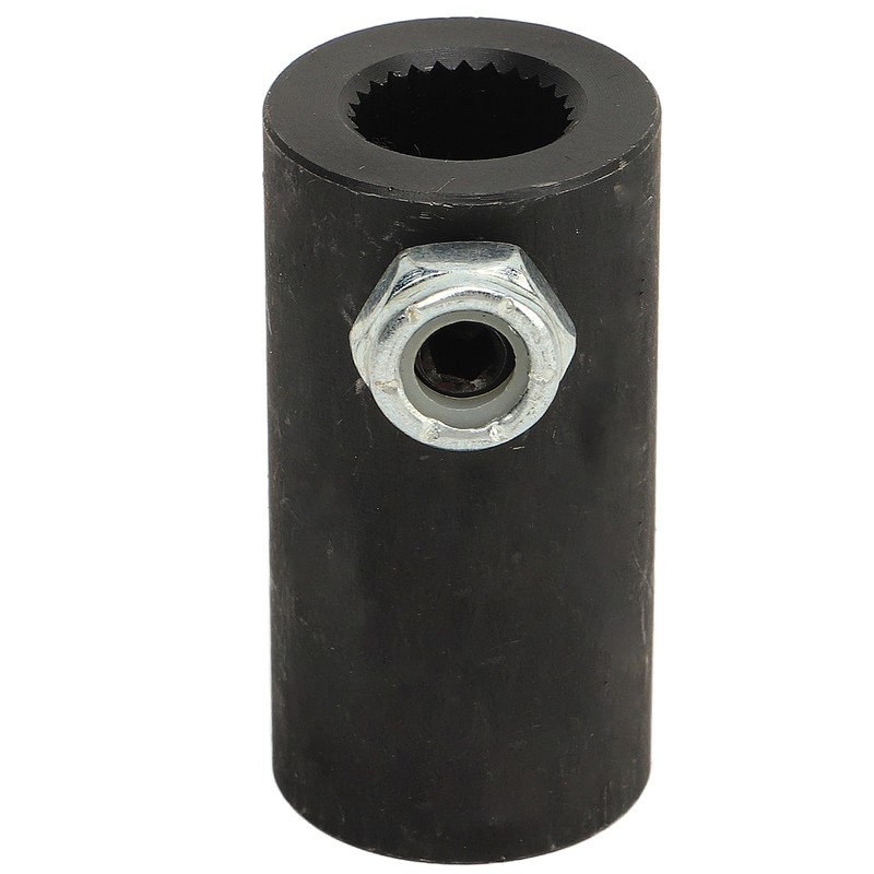 9/16in‑26 Spline to 3/4in Round Smooth Steering Shaft Coupler Non